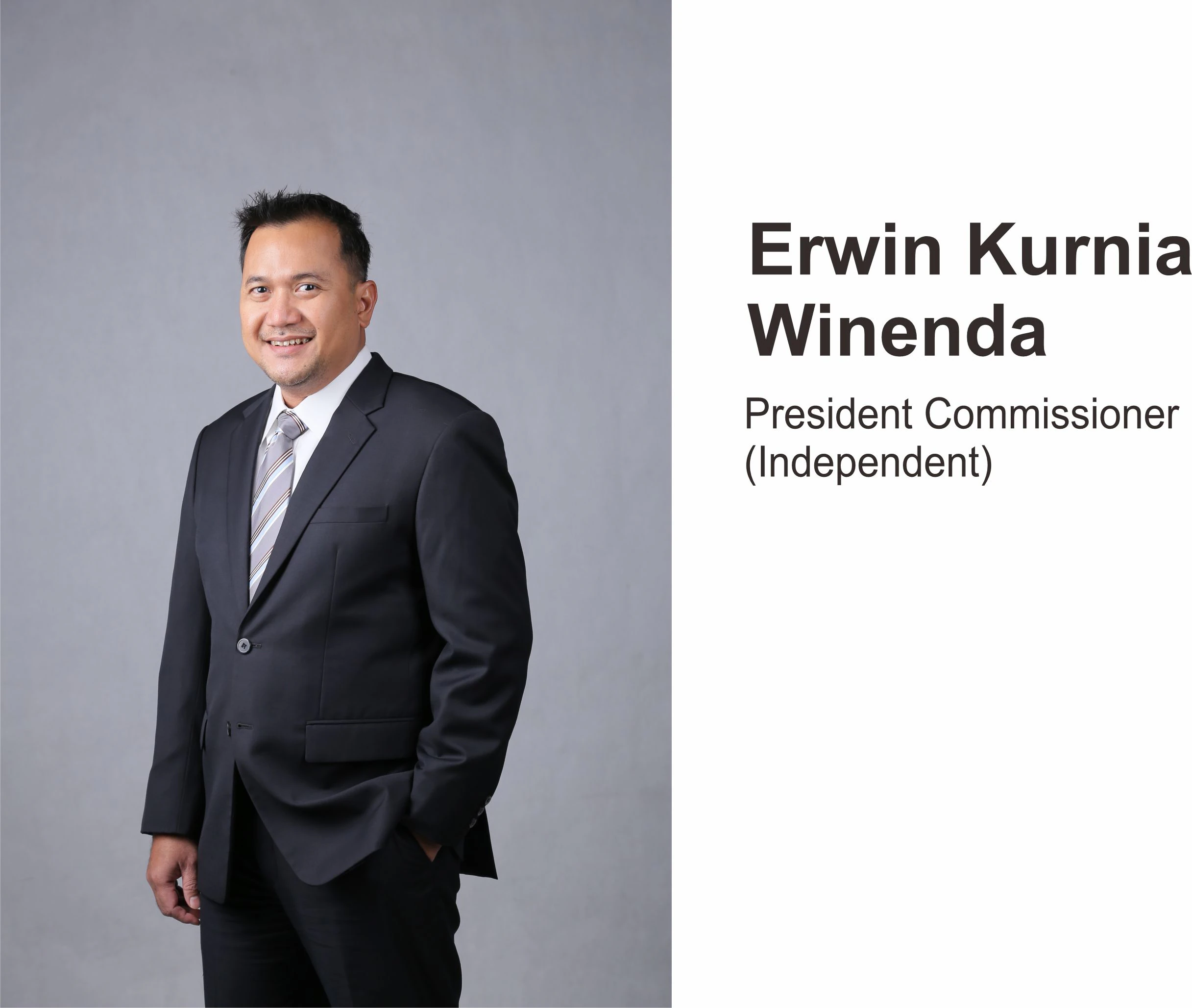 Erwin Kurnia Winenda — President Commissioner (Independent)
