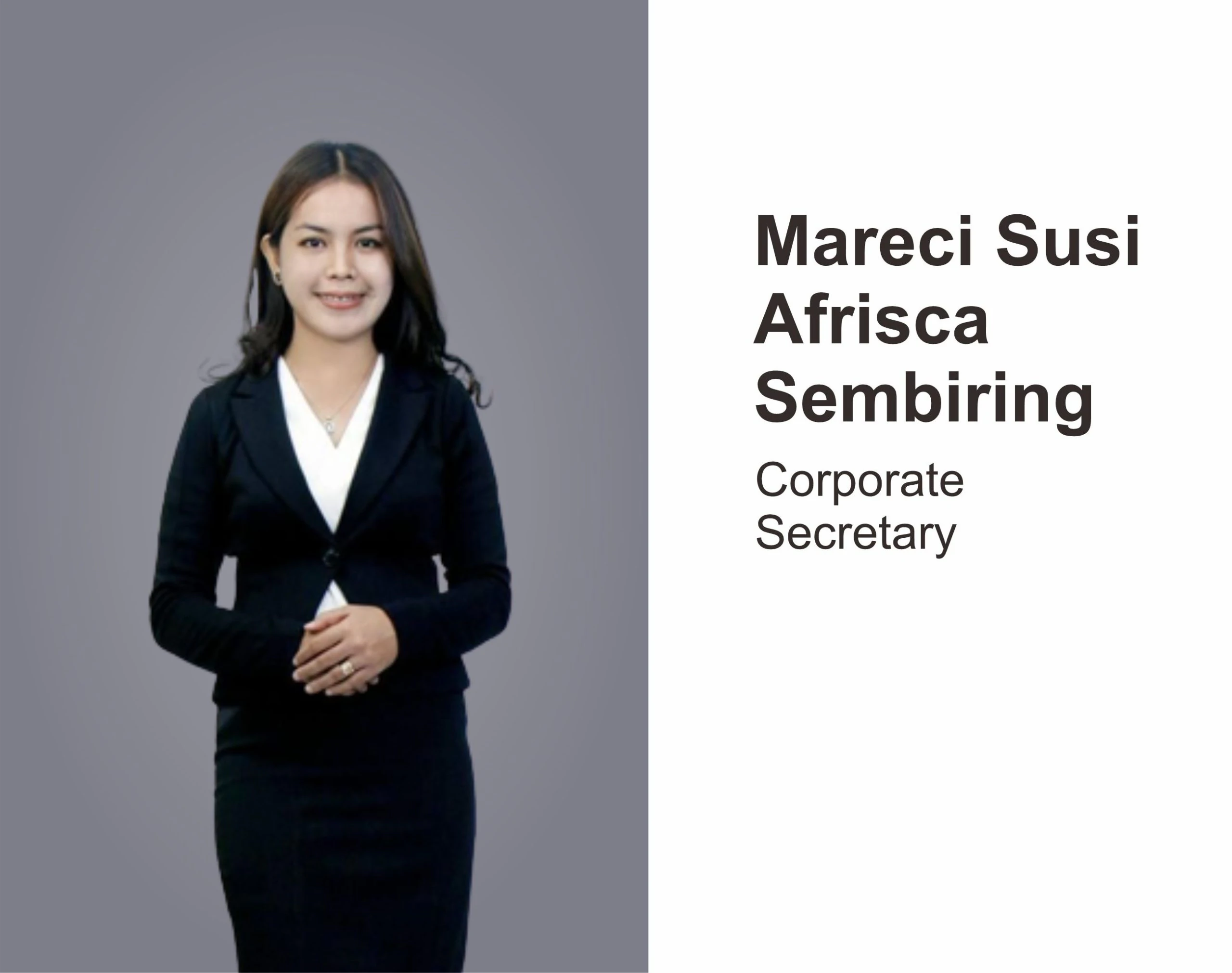 Mareci Susi Afrisca Sembiring — Corporate Secretary
